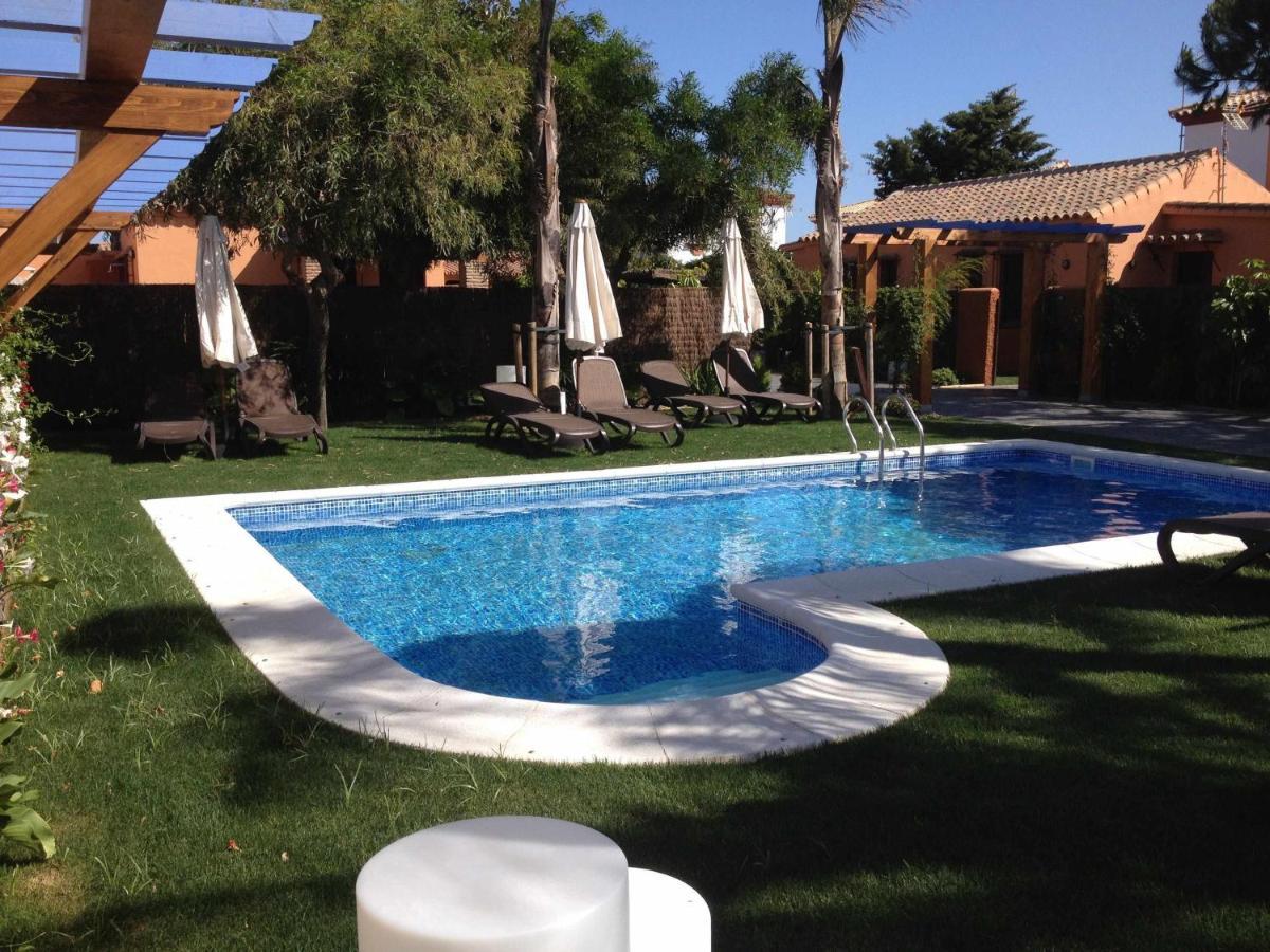 Casa Bungalows Con Jardin Privado Y Piscina Compa Cádiz Eksteriør bilde